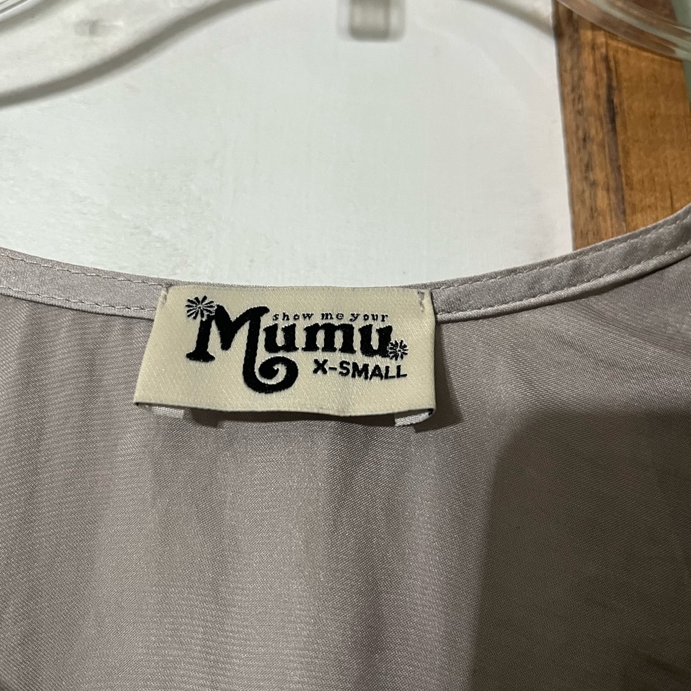 Show Me Your MuMu Taupe V-Neck Tunic - Picture 6 of 10